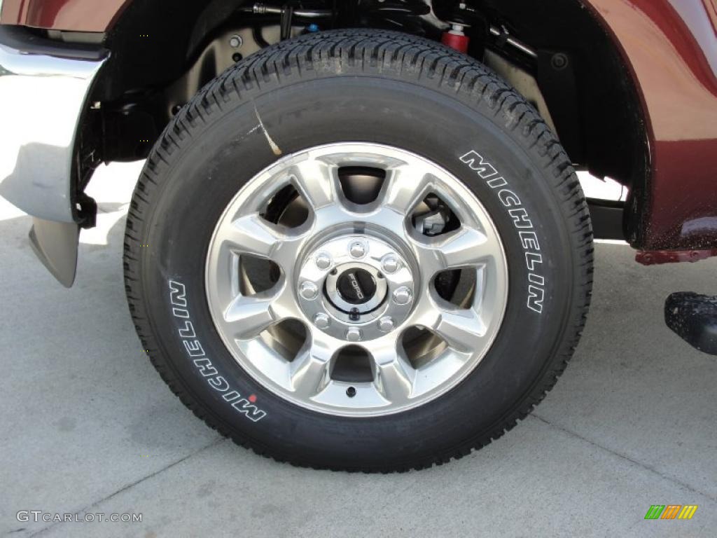 2011 Ford F250 Super Duty Lariat Crew Cab 4x4 Wheel Photo #46137328