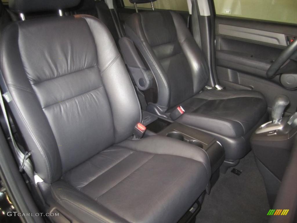 2008 CR-V EX-L 4WD - Nighthawk Black Pearl / Black photo #18