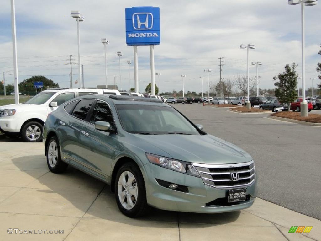 Opal Sage Metallic 2010 Honda Accord Crosstour EX-L Exterior Photo #46137988
