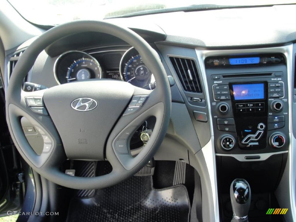 2011 Sonata GLS - Pacific Blue Pearl / Gray photo #26