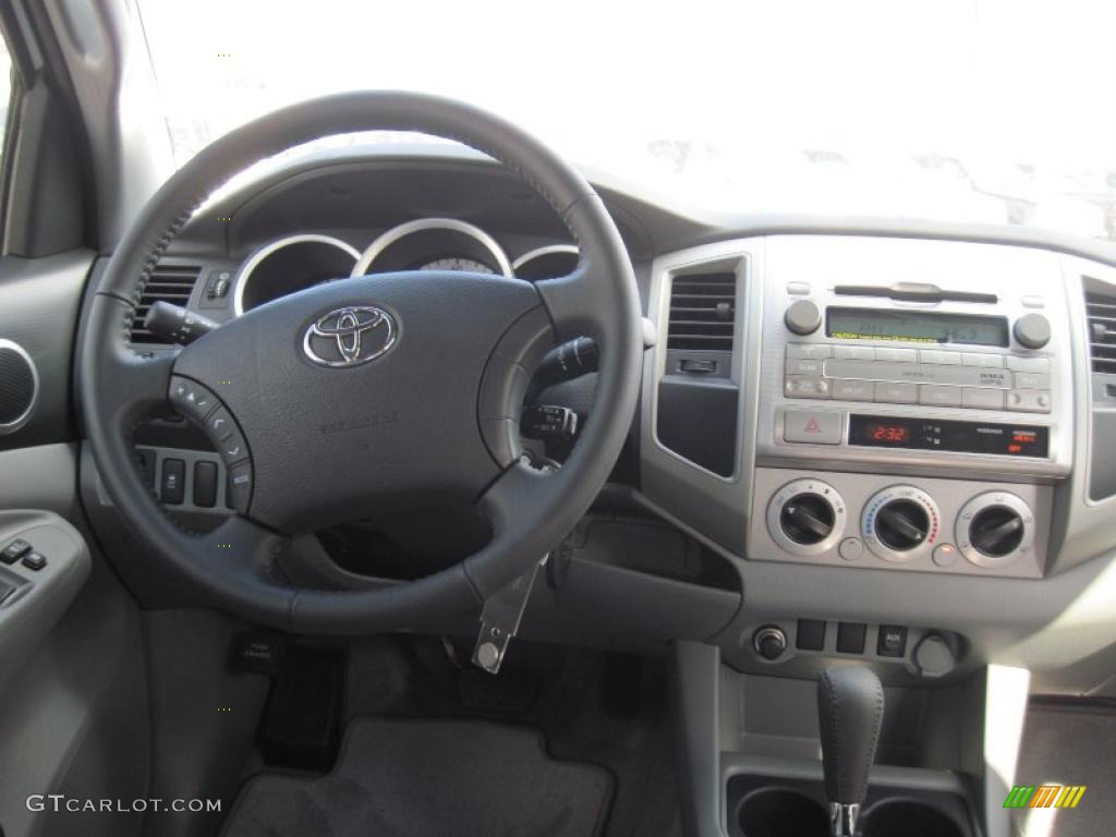 2011 Toyota Tacoma V6 SR5 PreRunner Double Cab Graphite Gray Dashboard Photo #46138741