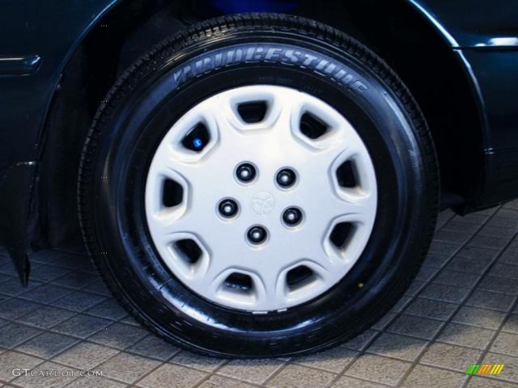 1995 Camry LE Sedan - Dark Emerald Green Metallic / Beige photo #8