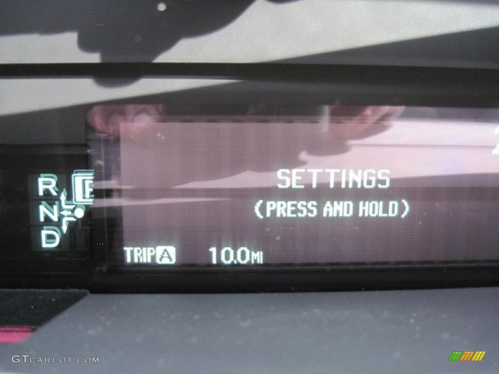 2011 Prius Hybrid II - Black / Misty Gray photo #20