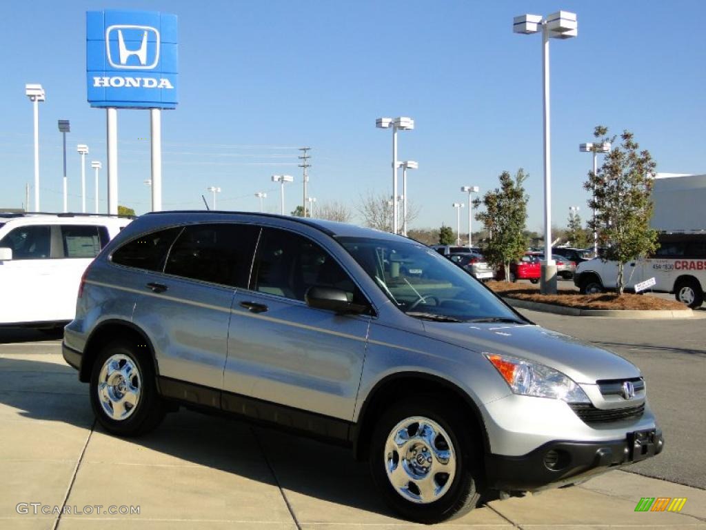 2008 CR-V LX - Whistler Silver Metallic / Gray photo #3