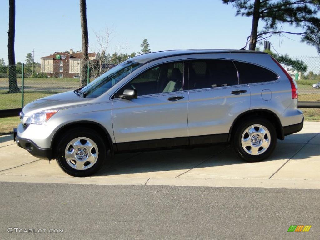 2008 CR-V LX - Whistler Silver Metallic / Gray photo #8