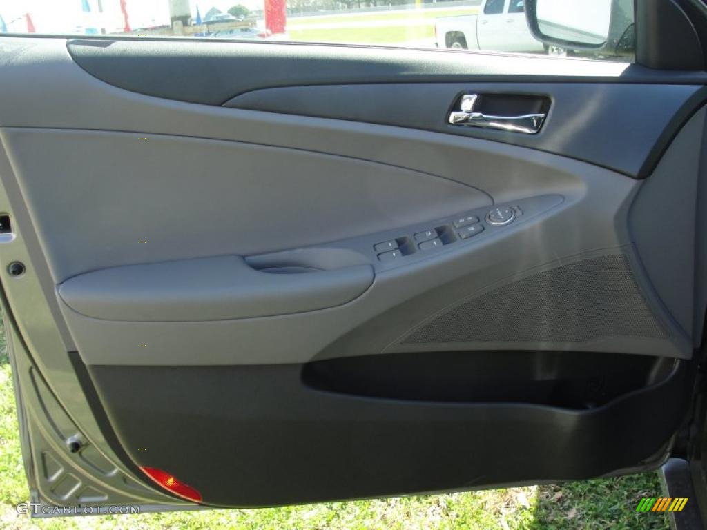 2011 Sonata GLS - Radiant Silver / Gray photo #58