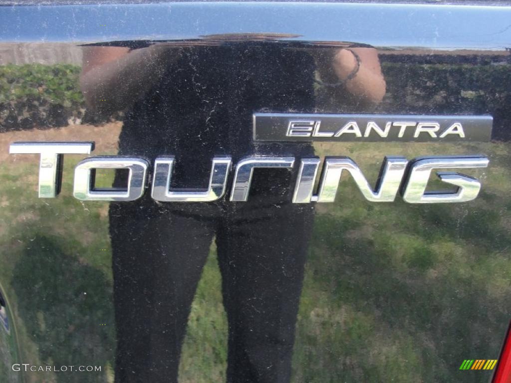 2011 Elantra Touring GLS - Black / Beige photo #17