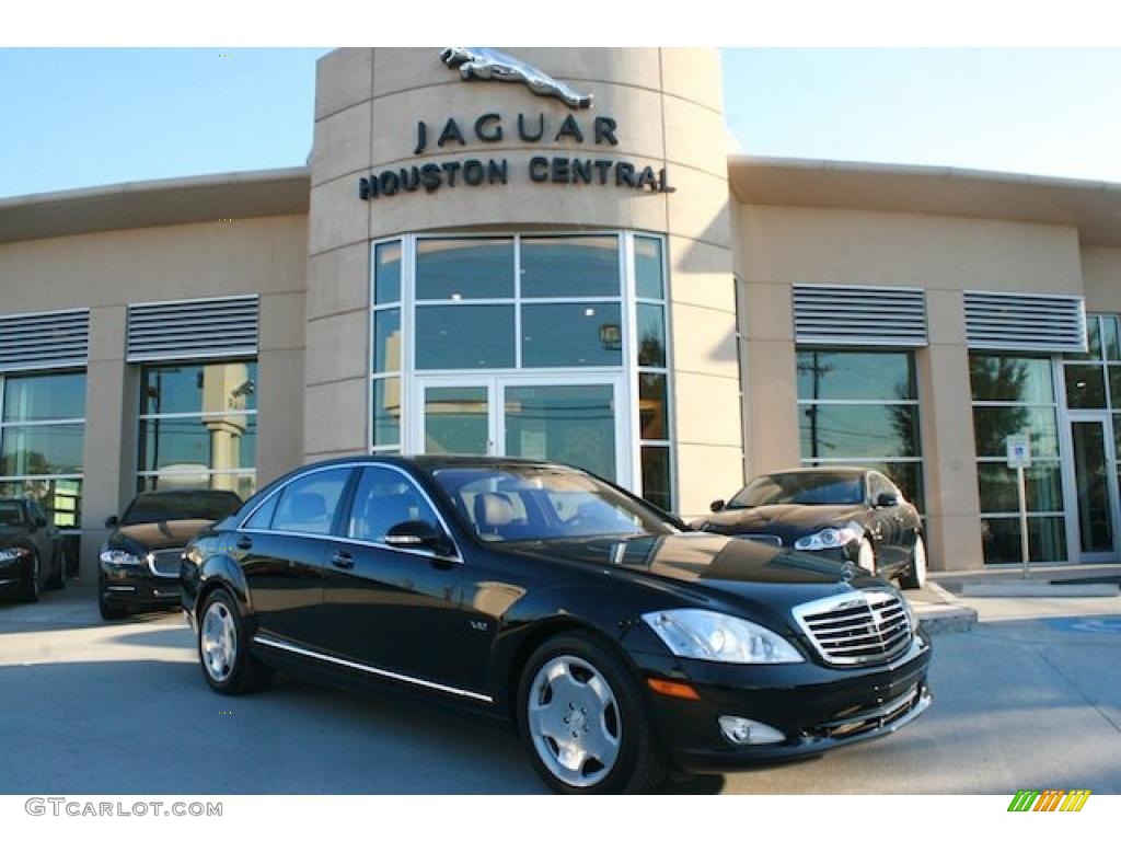 2007 S 600 Sedan - Black / Black photo #1