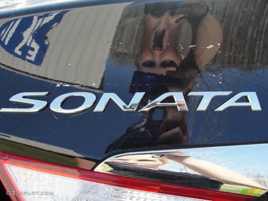 2011 Sonata GLS - Midnight Black / Camel photo #15