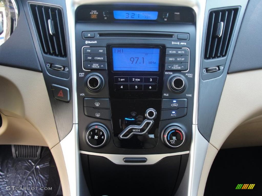 2011 Sonata GLS - Midnight Black / Camel photo #24