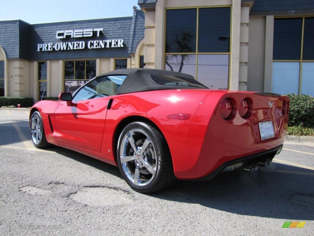 2009 Corvette Convertible - Victory Red / Ebony photo #5