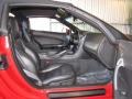 Ebony 2009 Chevrolet Corvette Convertible Interior Color