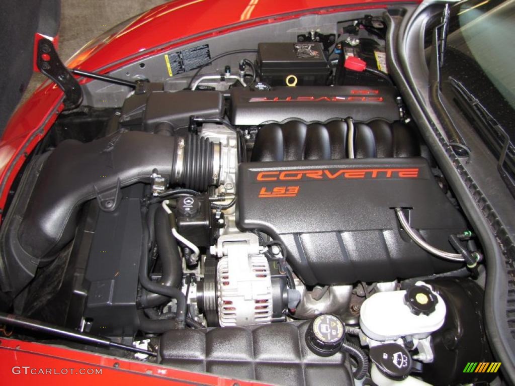 2009 Chevrolet Corvette Convertible 6.2 Liter OHV 16-Valve LS3 V8 Engine Photo #46143325