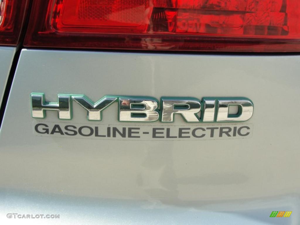 2005 Civic Hybrid Sedan - Opal Silver Blue Metallic / Gray photo #19