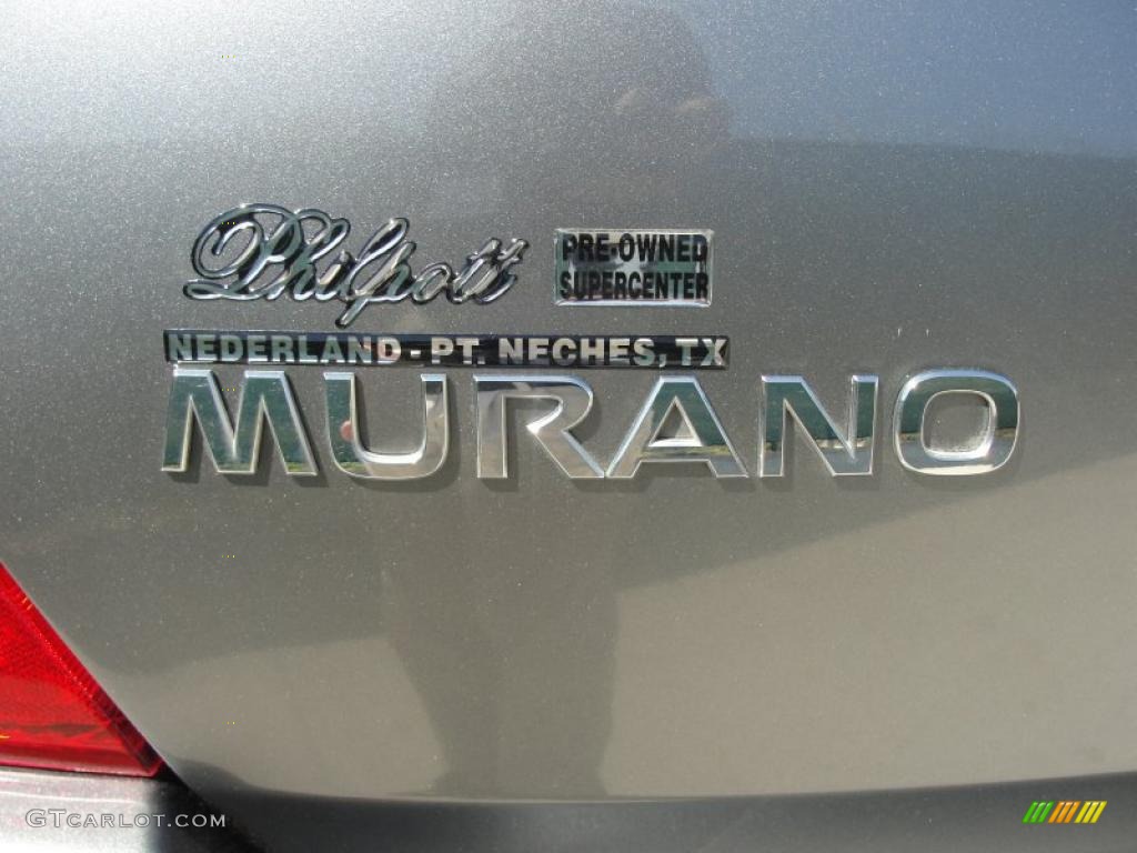 2005 Murano SL - Platinum Metallic / Charcoal photo #19
