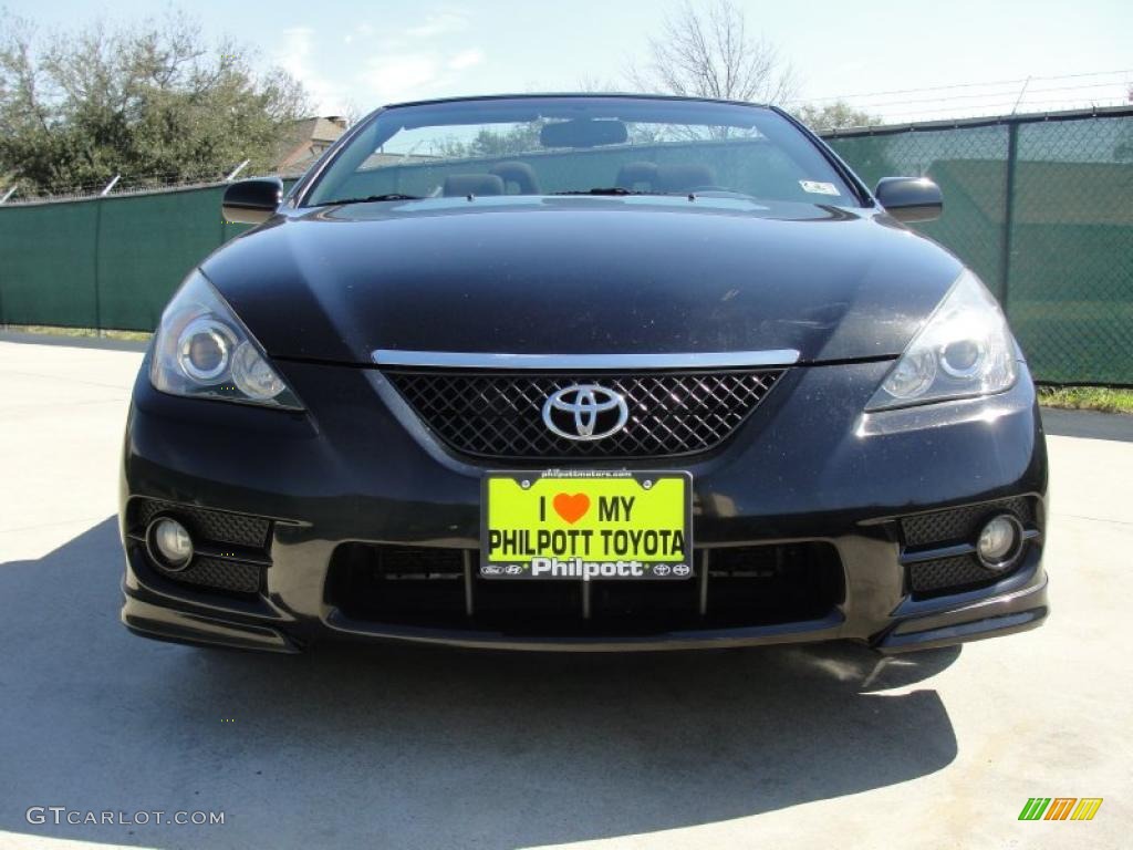 2007 Solara Sport V6 Convertible - Black / Dark Charcoal photo #8