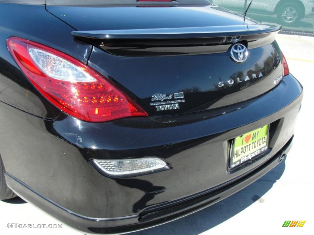 2007 Solara Sport V6 Convertible - Black / Dark Charcoal photo #18