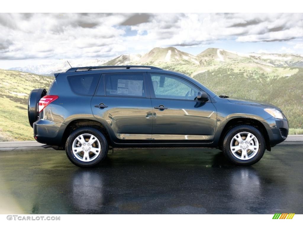 Black Forest Metallic 2011 Toyota RAV4 V6 4WD Exterior Photo #46145119