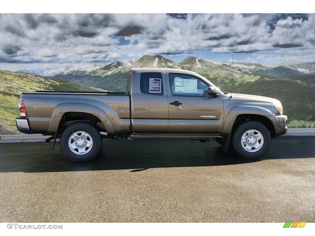 2011 Tacoma V6 SR5 Access Cab 4x4 - Pyrite Mica / Graphite Gray photo #2