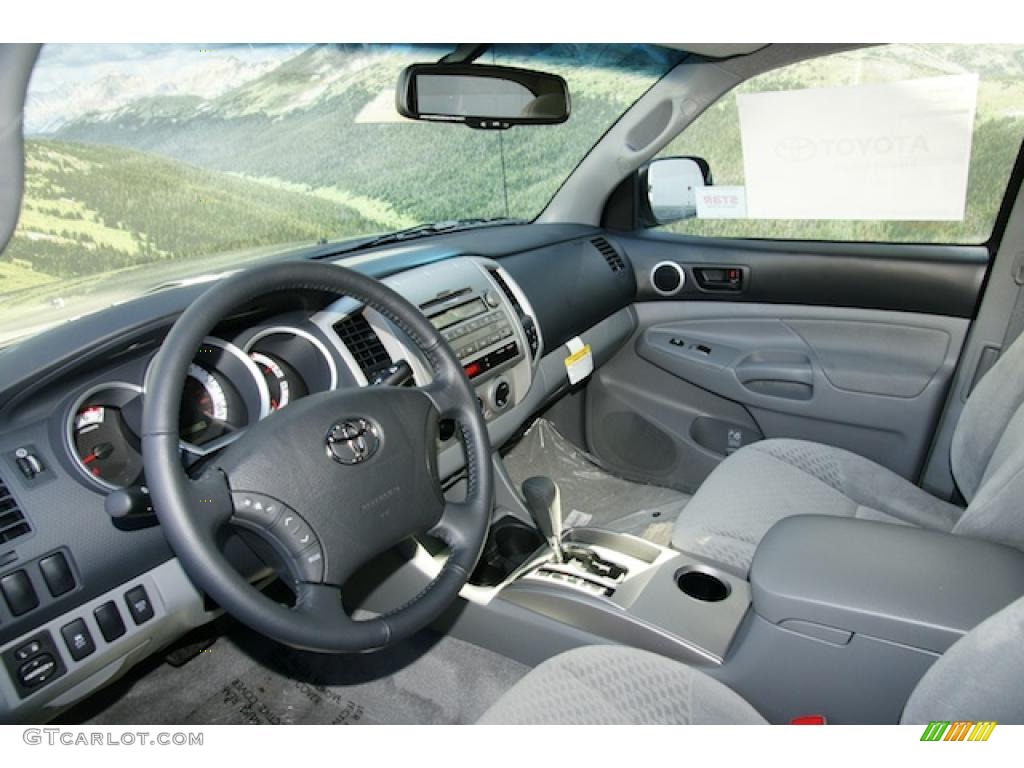 2011 Toyota Tacoma V6 SR5 Access Cab 4x4 Graphite Gray Dashboard Photo #46145254