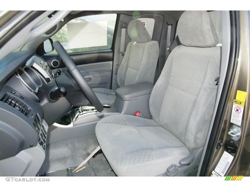 Graphite Gray Interior 2011 Toyota Tacoma V6 SR5 Access Cab 4x4 Photo #46145266
