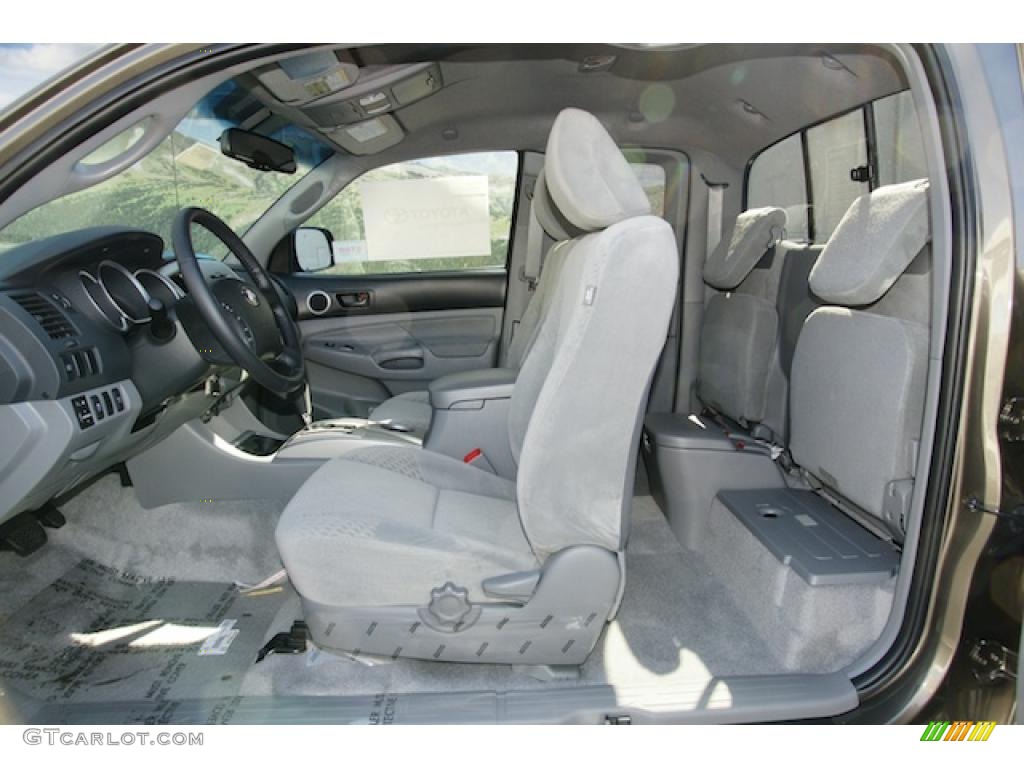 Graphite Gray Interior 2011 Toyota Tacoma V6 SR5 Access Cab 4x4 Photo #46145284