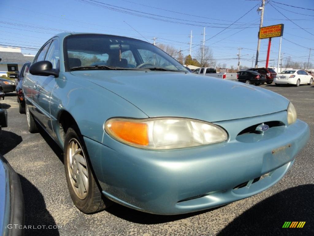 Aquamarine Frost Metallic 1999 Ford Escort SE Sedan Exterior Photo #46145833