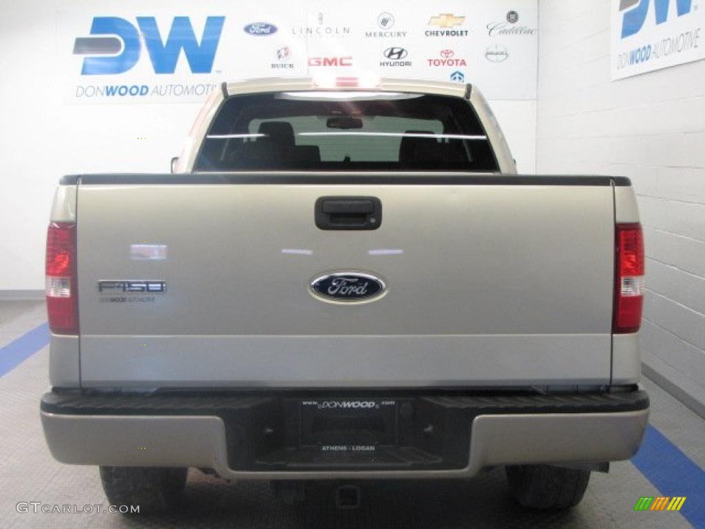2006 F150 Lariat SuperCab 4x4 - Smokestone Metallic / Tan photo #8