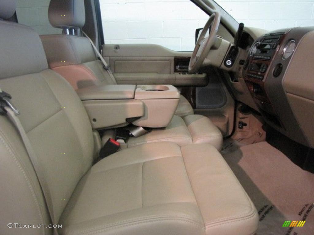 2006 F150 Lariat SuperCab 4x4 - Smokestone Metallic / Tan photo #13