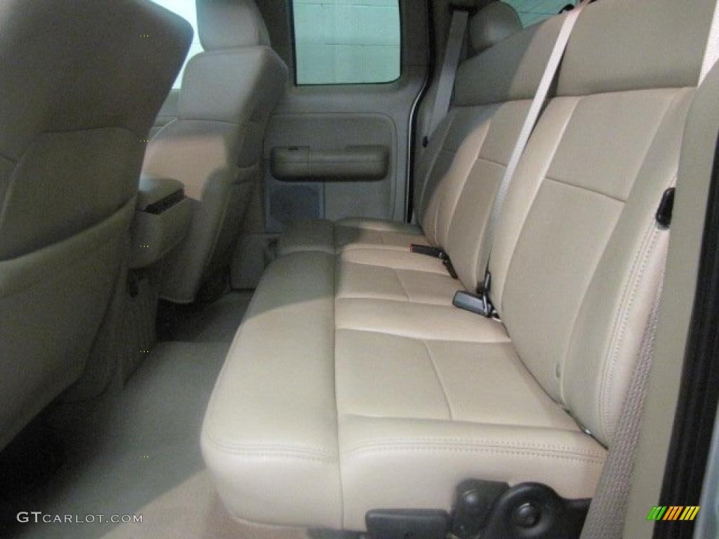 2006 F150 Lariat SuperCab 4x4 - Smokestone Metallic / Tan photo #14
