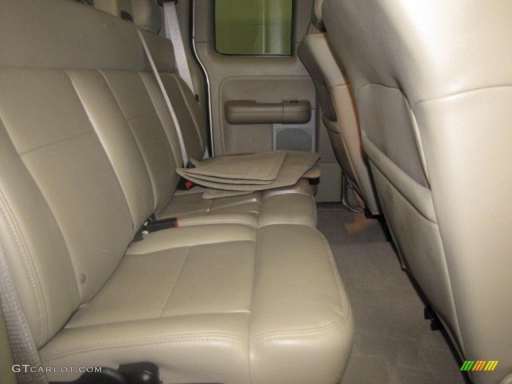 2006 F150 Lariat SuperCab 4x4 - Smokestone Metallic / Tan photo #15