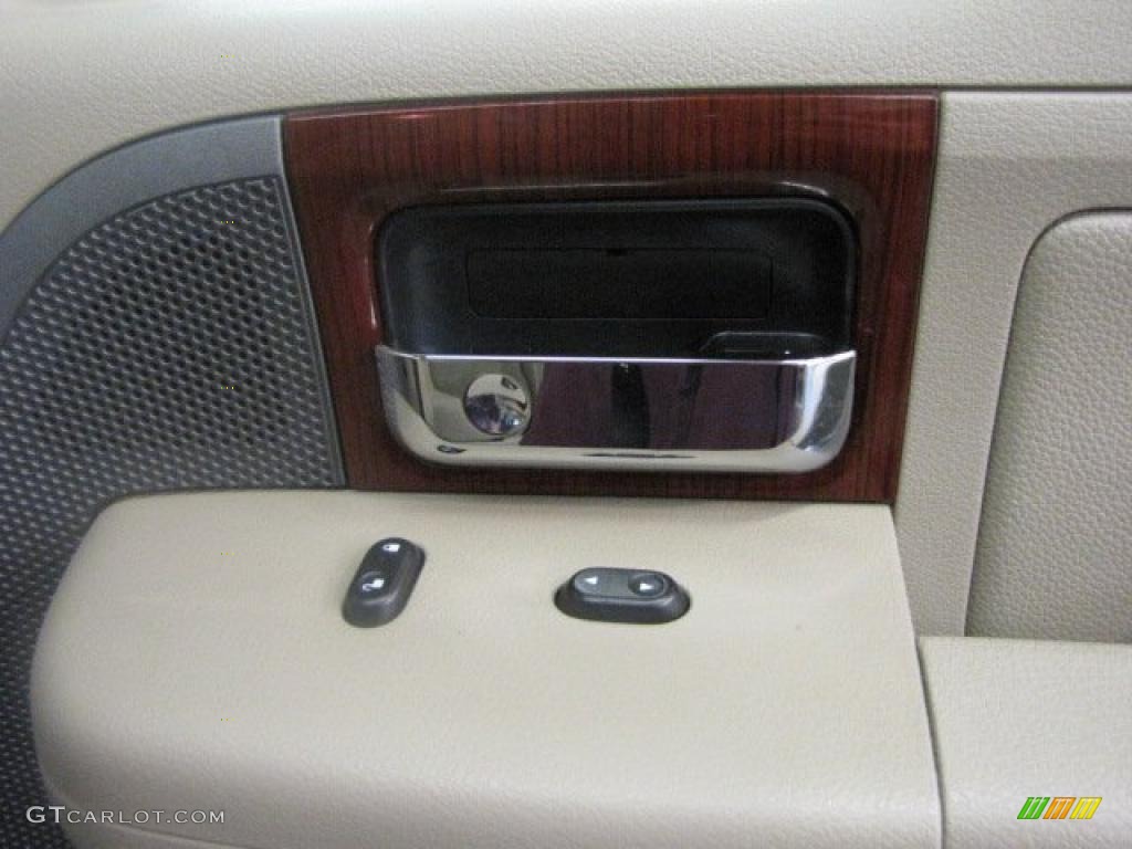 2006 F150 Lariat SuperCab 4x4 - Smokestone Metallic / Tan photo #17