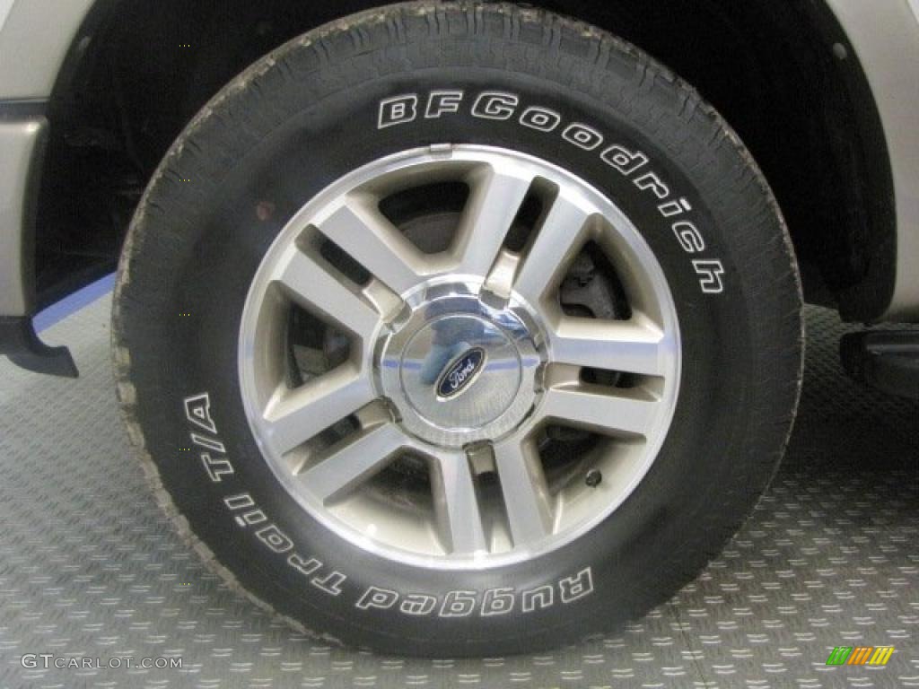 2006 F150 Lariat SuperCab 4x4 - Smokestone Metallic / Tan photo #21
