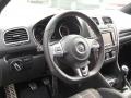 Interlagos Plaid Cloth Steering Wheel Photo for 2010 Volkswagen GTI #46148016
