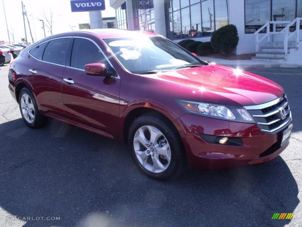 2010 Accord Crosstour EX-L 4WD - Tango Red Pearl / Ivory photo #1