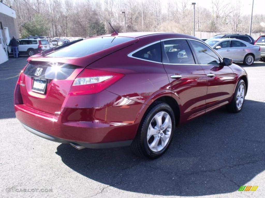 2010 Accord Crosstour EX-L 4WD - Tango Red Pearl / Ivory photo #3