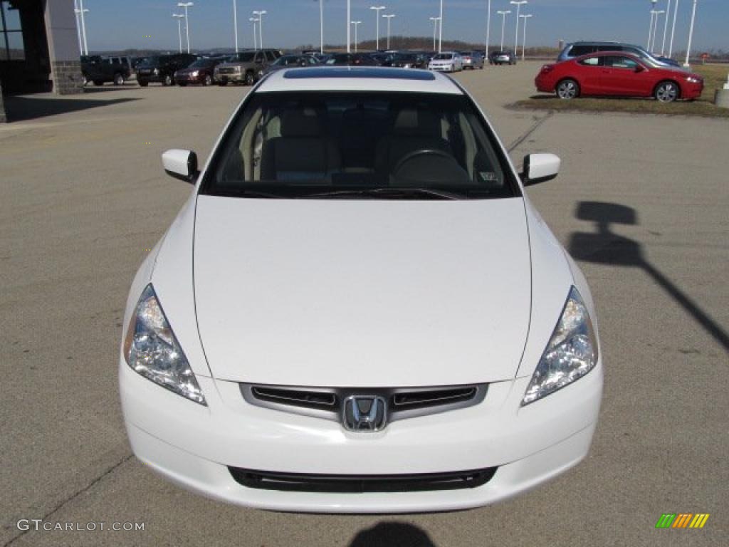 2003 Accord EX V6 Sedan - Taffeta White / Ivory photo #12