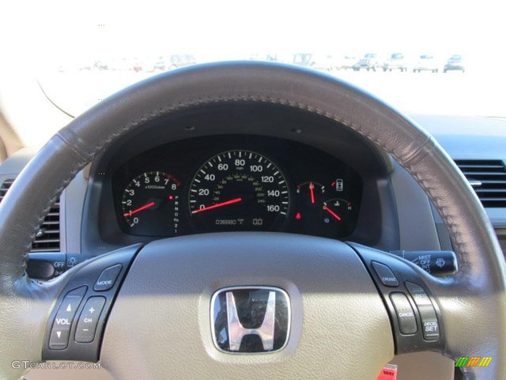 2003 Accord EX V6 Sedan - Taffeta White / Ivory photo #18
