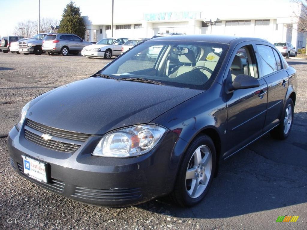 2009 Cobalt LT Sedan - Slate Metallic / Gray photo #1