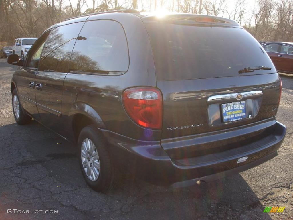2007 Town & Country LX - Modern Blue Pearl / Dark Khaki/Light Graystone photo #6