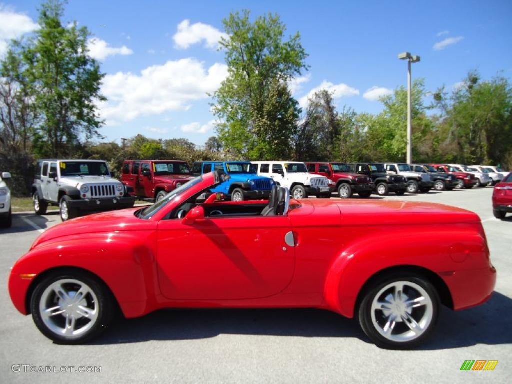 Redline Red 2003 Chevrolet SSR Standard SSR Model Exterior Photo #46150153