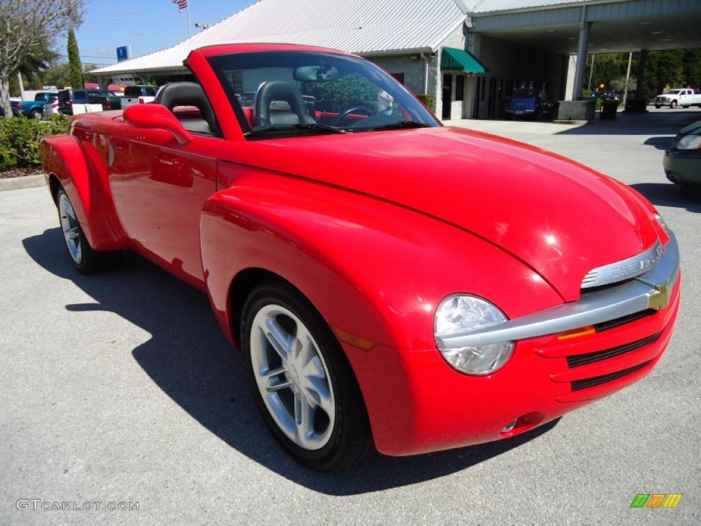 Redline Red 2003 Chevrolet SSR Standard SSR Model Exterior Photo #46150255