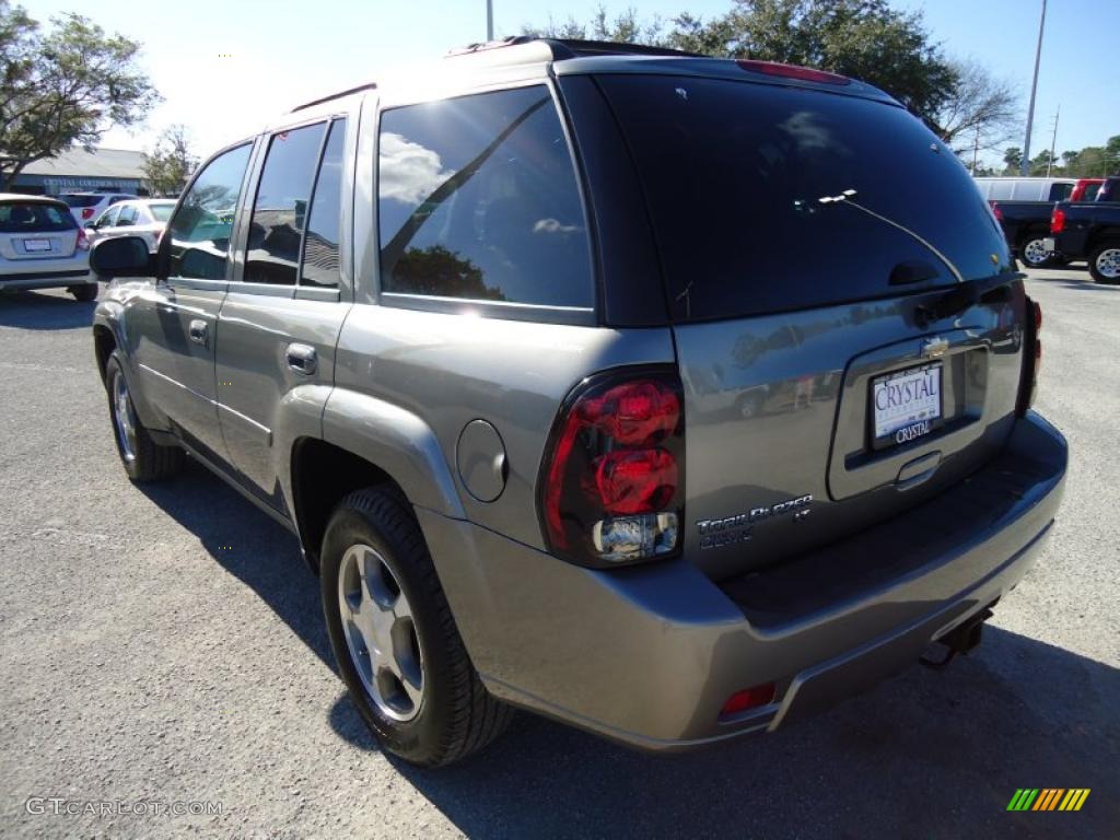 2008 TrailBlazer LT - Graystone Metallic / Light Gray photo #3