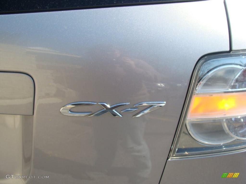 2007 CX-7 Grand Touring - Galaxy Gray Mica / Black photo #8