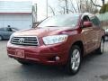 2008 Salsa Red Pearl Toyota Highlander Limited 4WD  photo #4