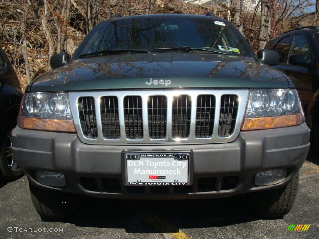 2000 Grand Cherokee Laredo 4x4 - Everglade Pearlcoat / Taupe photo #1