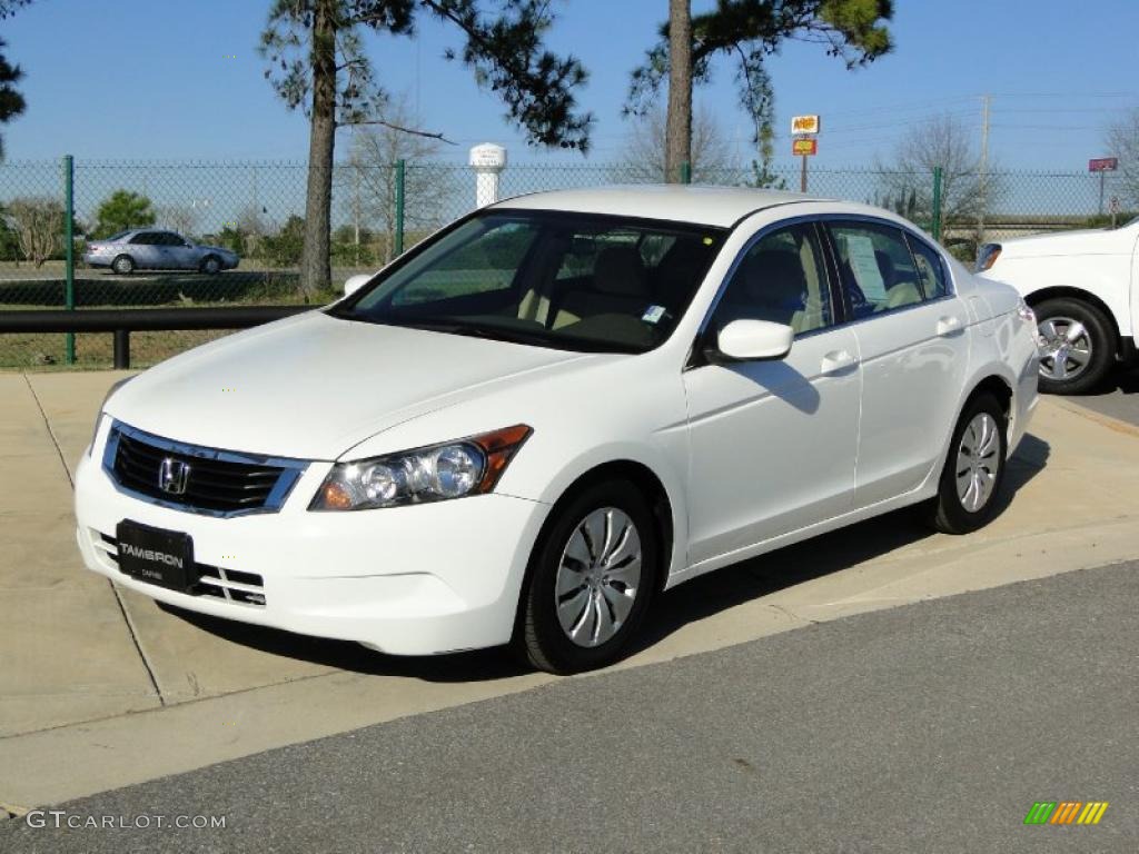 Taffeta White 2009 Honda Accord LX Sedan Exterior Photo #46154122