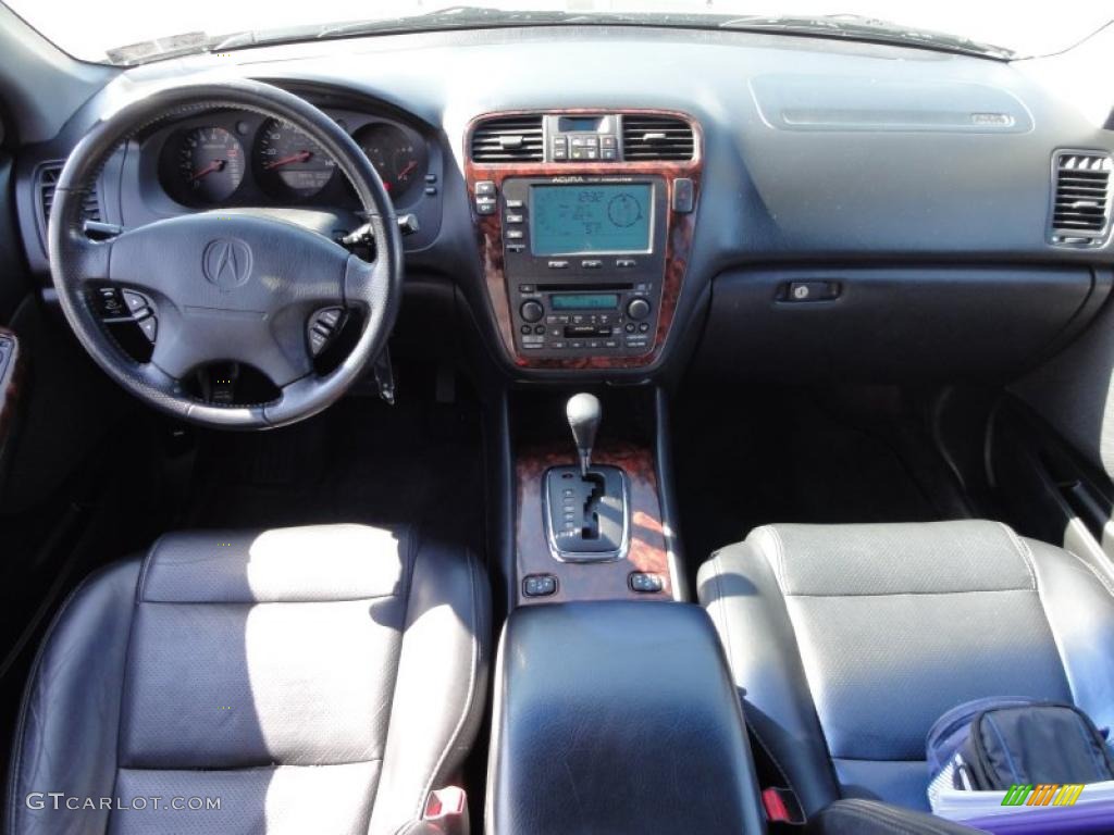 2002 Acura MDX Standard MDX Model Ebony Dashboard Photo #46154212