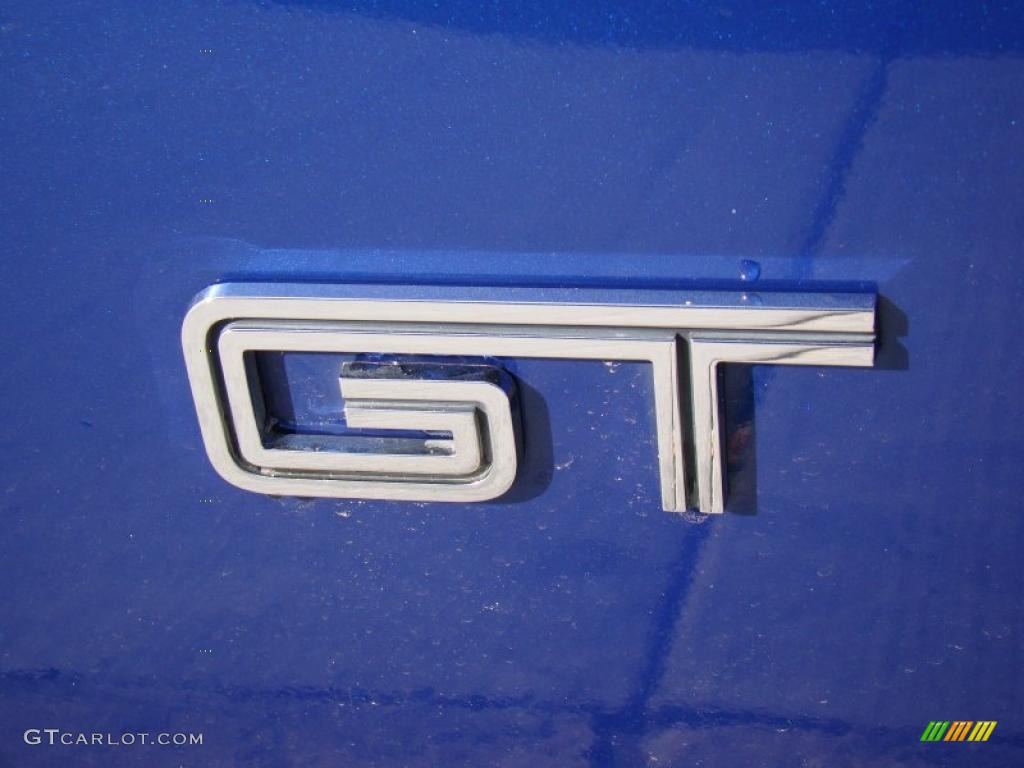 2005 Mustang GT Premium Coupe - Sonic Blue Metallic / Dark Charcoal photo #29