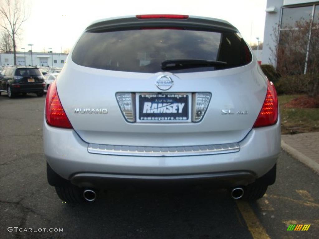 2007 Murano SL AWD - Brilliant Silver Metallic / Charcoal photo #9